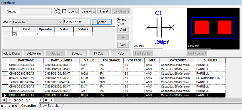 Pulsonix with Stockit Database